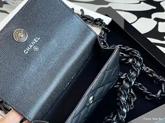 First Bag Ru CARD BELT CHANEL FLAP HOLDER 0503